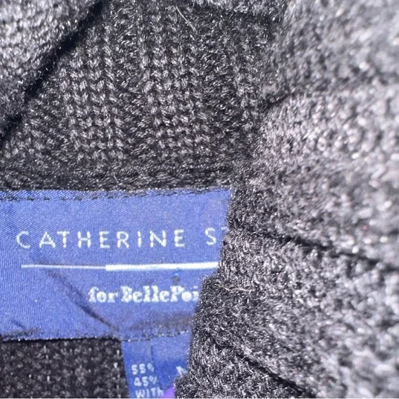 Vintage 100% suede (leather) front Bellepointe sweater. - Picture 2 of 6